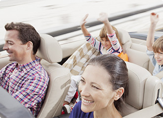 Family in Car